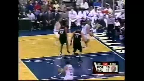 NBA: Dallas vs Portland 12/20/2000<br>