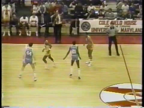 MBB: North Carolina vs Maryland 1/6/1982