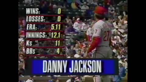 MLB: Philadelphia vs Chi. Cubs 4/18/1993