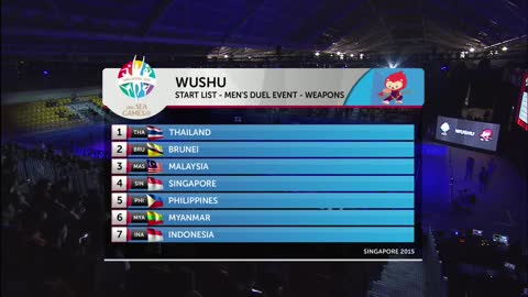 Wushu - 2015 SEA Games M Weapon Duel e